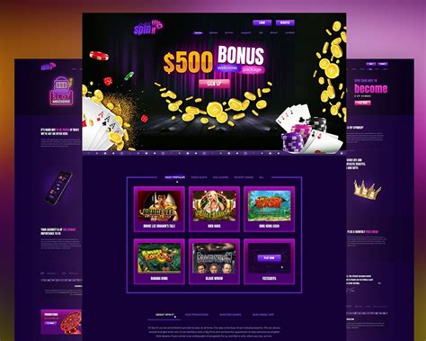 online casino website design